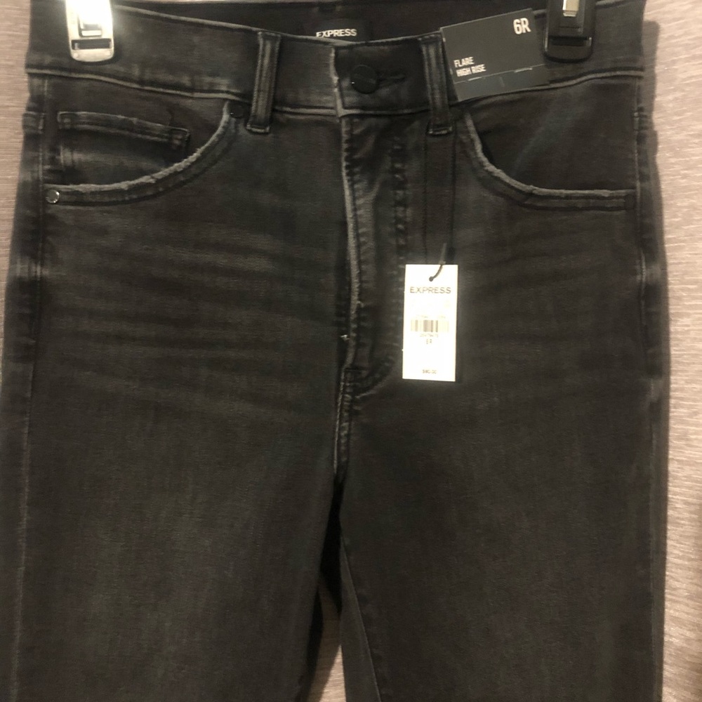Express Jeans Flare High Rise NWT 6R